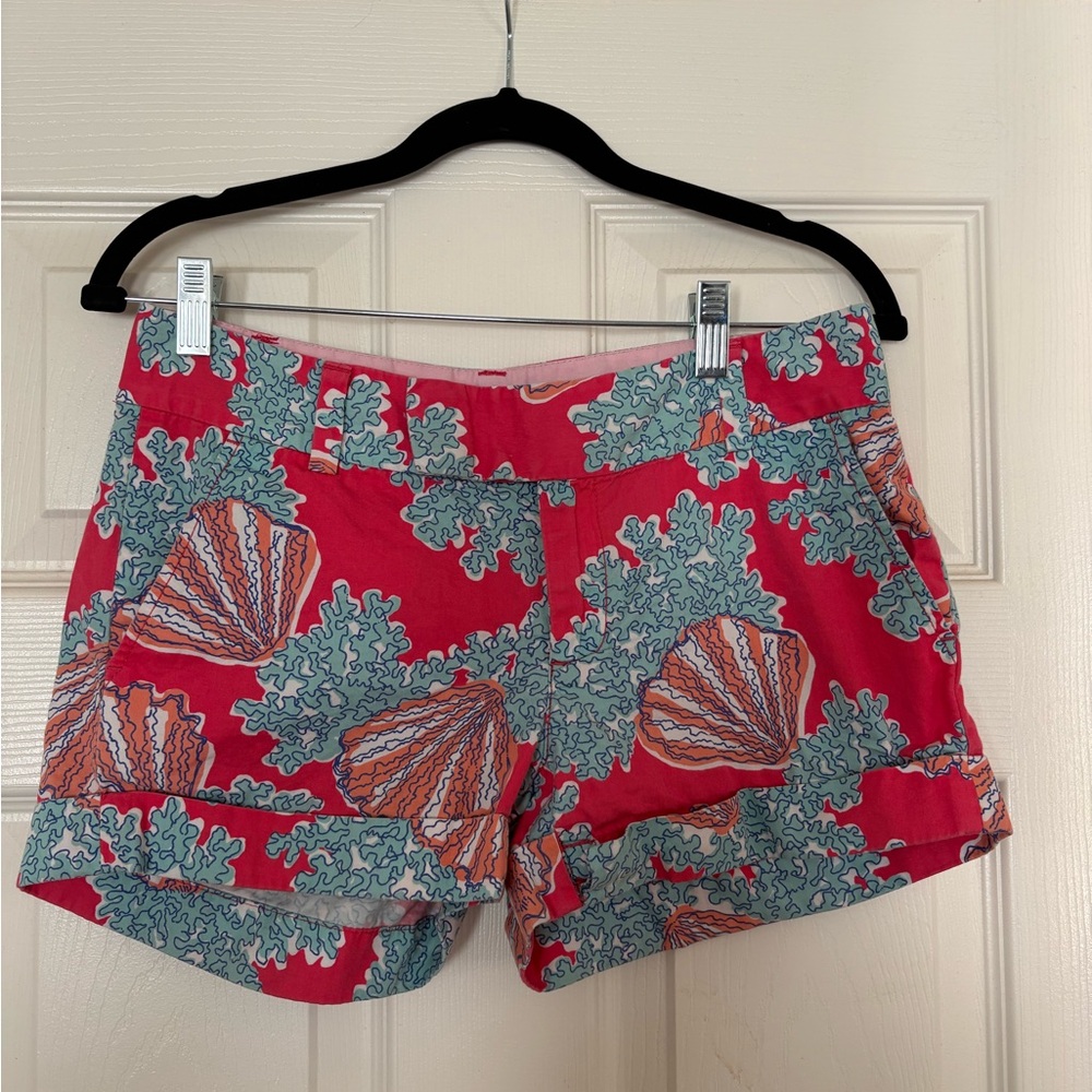 Lilly Pulitzer Coral Shell Print Shorts